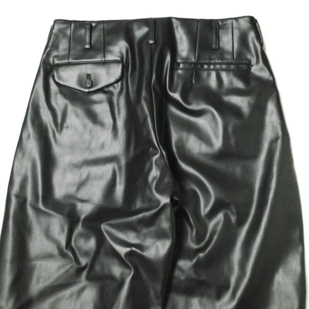 COMME des GARCONS コムデギャルソン 24AW 日本製 Ruffle Faux Leather