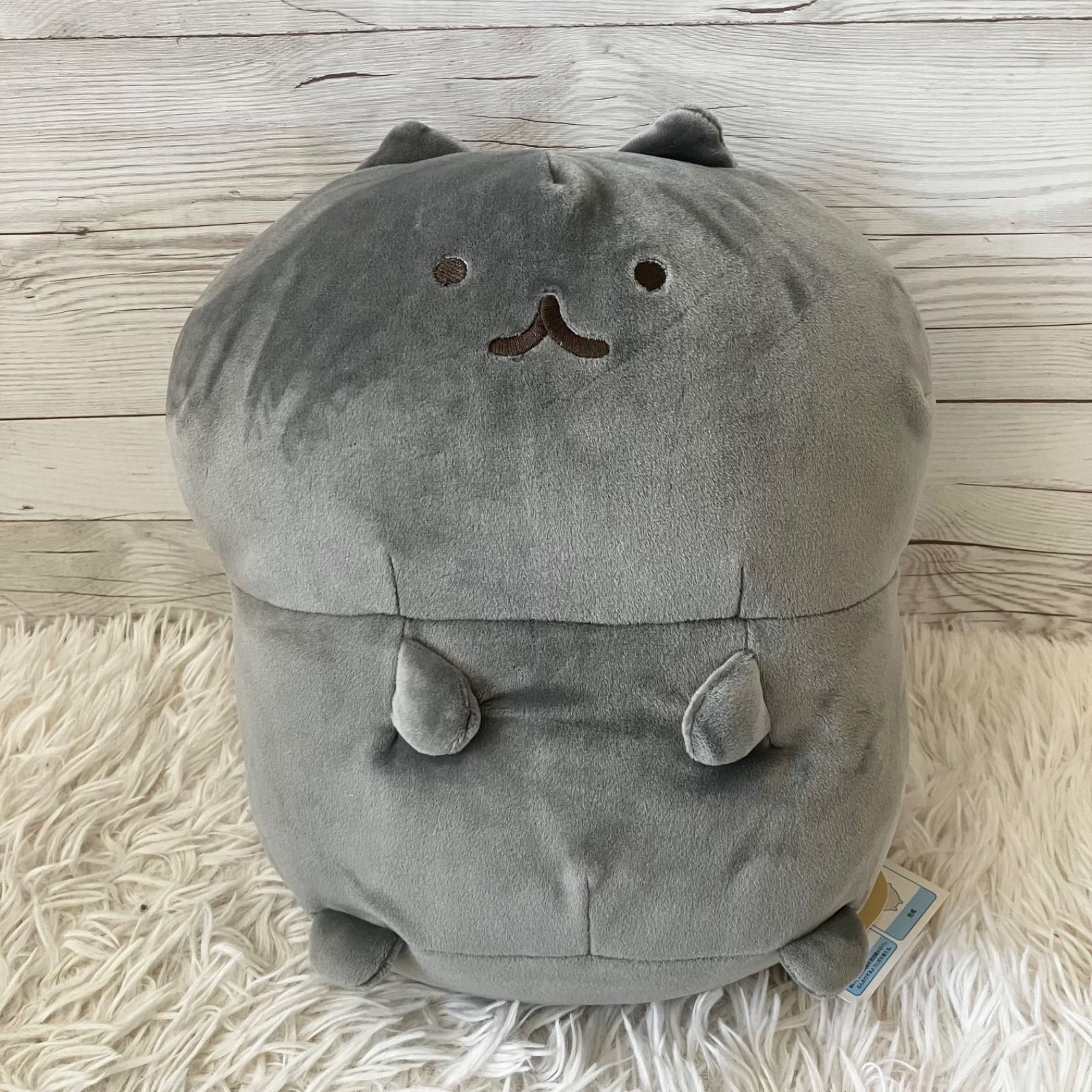 新品 かやぬゆみコラボ もちもちなねこのぬいぐるみ くろねこ