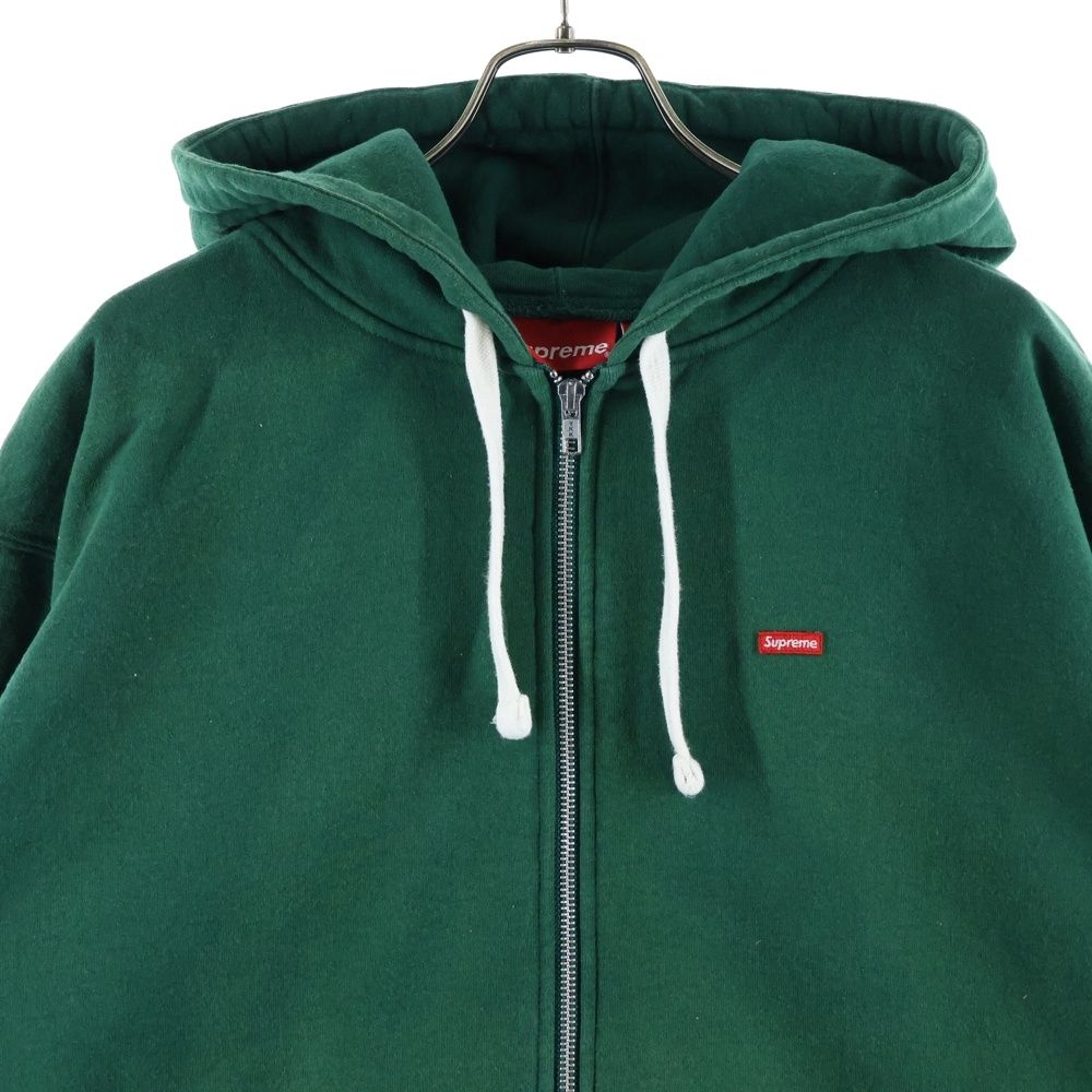 新品・未使用SUPREME　ジップアップパーカー　スモールボックスロゴ　グリーン Supreme - Small Box Logo Zip Up Hoodie - UG.SHAFT