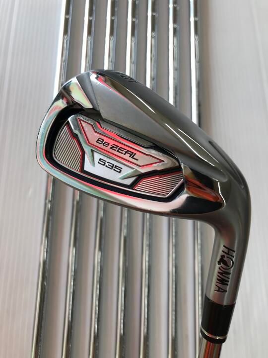 17) ＨＯＮＭＡ　ＢｅＺＥＡＬ５３５　５番　Ｓ　カ（新品） Be ZEAL535 アイアン(5本セット) VIZARD for Be ZEAL(アイアンセット)