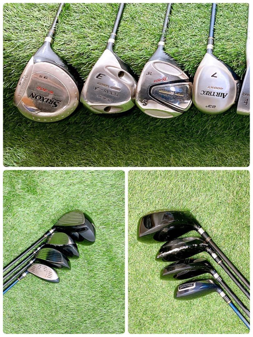 15.スリクソン 初心者オススメ ゴルフクラブ メンズセット 右利き 13本