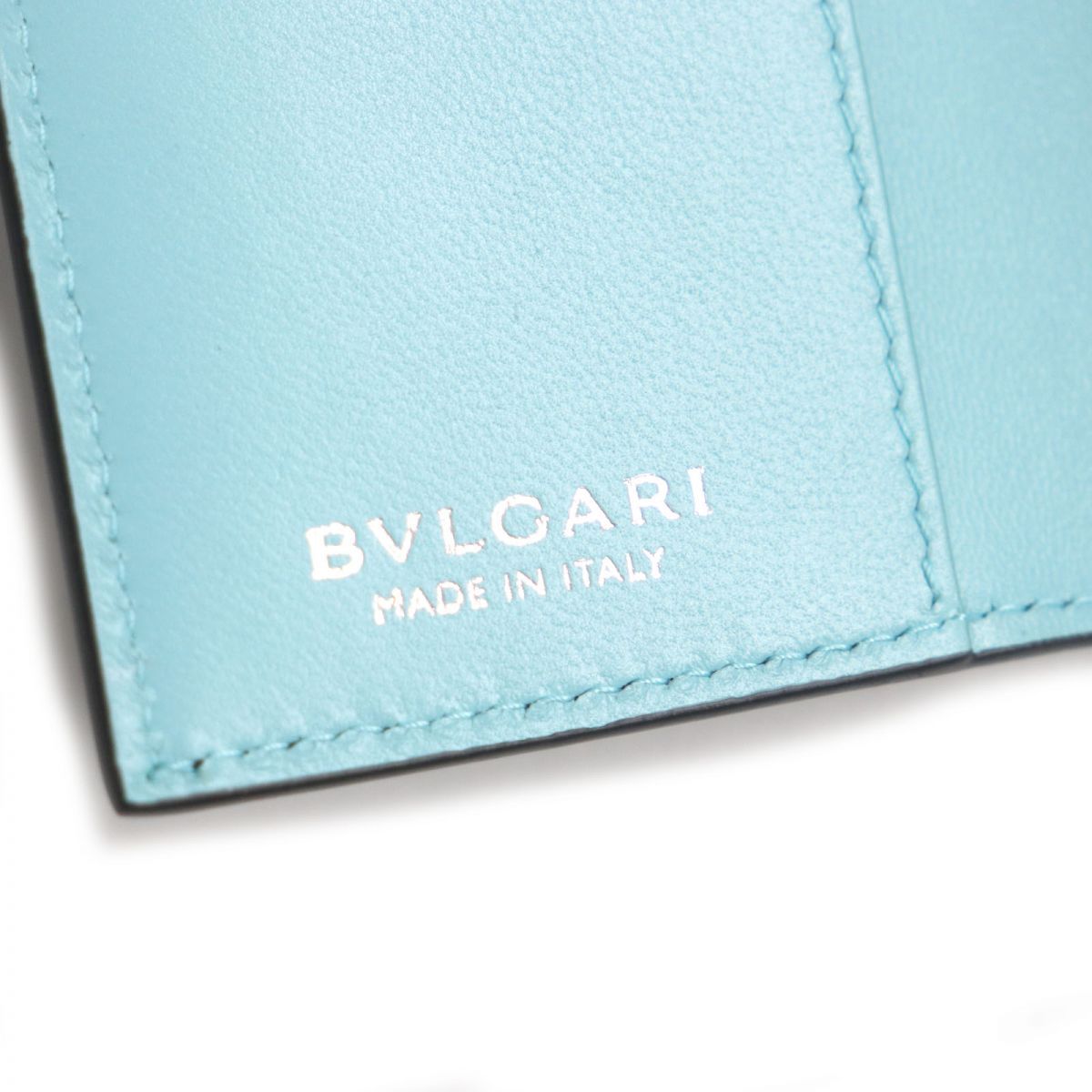 最も BVLGARI BVLGATI MAN KEYHOLDER 6連キーケース レザー メンズ