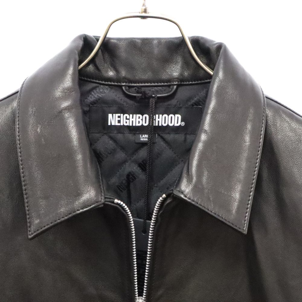 NEIGHBORHOOD レザージップアップジャケット 23AW NEIGHBORHOOD レザージップアップジャケット 23AW-オンライン