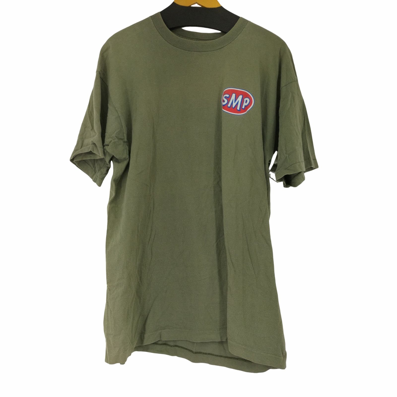 ユーズドフルギ USED古着 90s MADE IN USA 両面SMPロゴプリントTシャツ