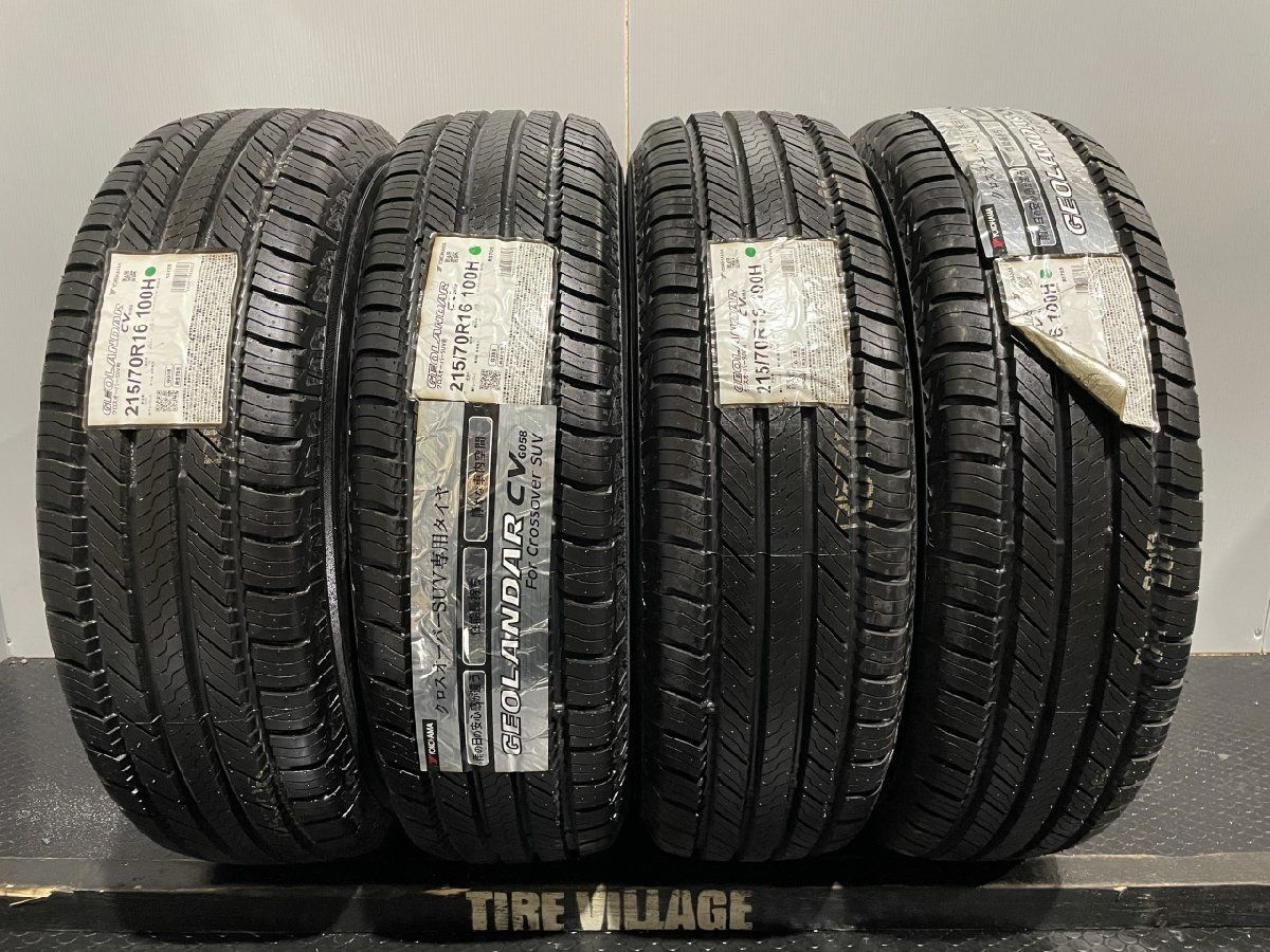 新品 YOKOHAMA GEOLANDAR CV G058 215/70R16 16インチ 夏タイヤ  