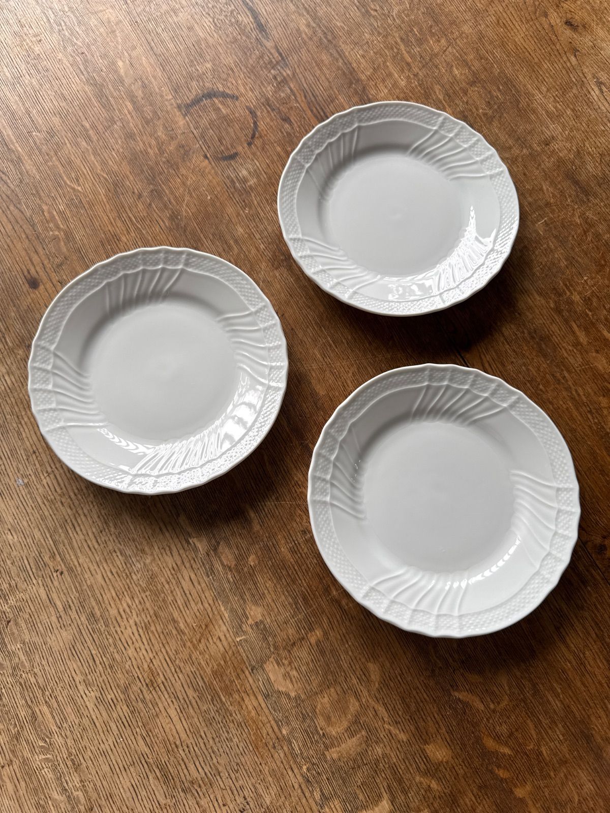 リチャード・ジノリ Richard Ginori「ベッキオホワイト」ケーキ皿 3客