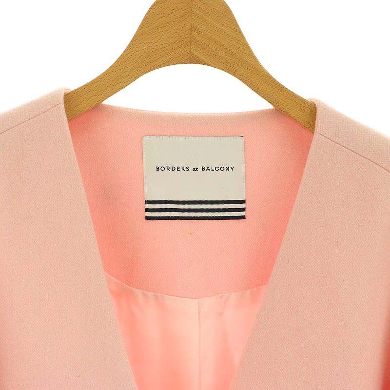 未使用品 ボーダーズアットバルコニー ヘリンボーン ウール ジャケット 38 未使用品 ボーダーズアットバルコニー ヘリンボーン ウール ジャケット