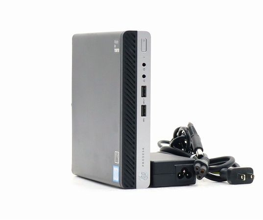 hp ProDesk 400 G4 DM Core i5-8500T 2.10GHz 8GB 256GB(新品NVMe SSD) DisplayPort/アナログRGB出力 Windows11 Pro 64bit 小難 中古