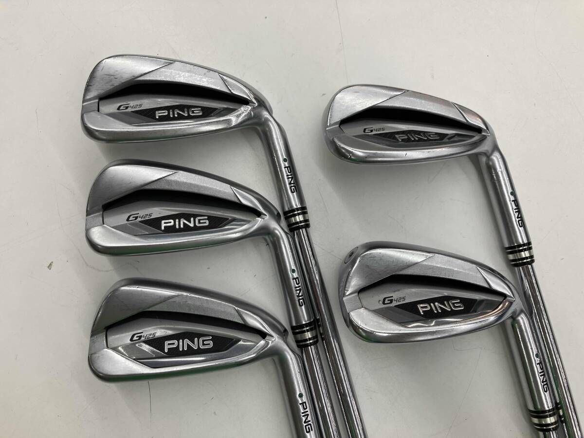 PING G425 緑ドット5本 アイアンセット FLEX R 品