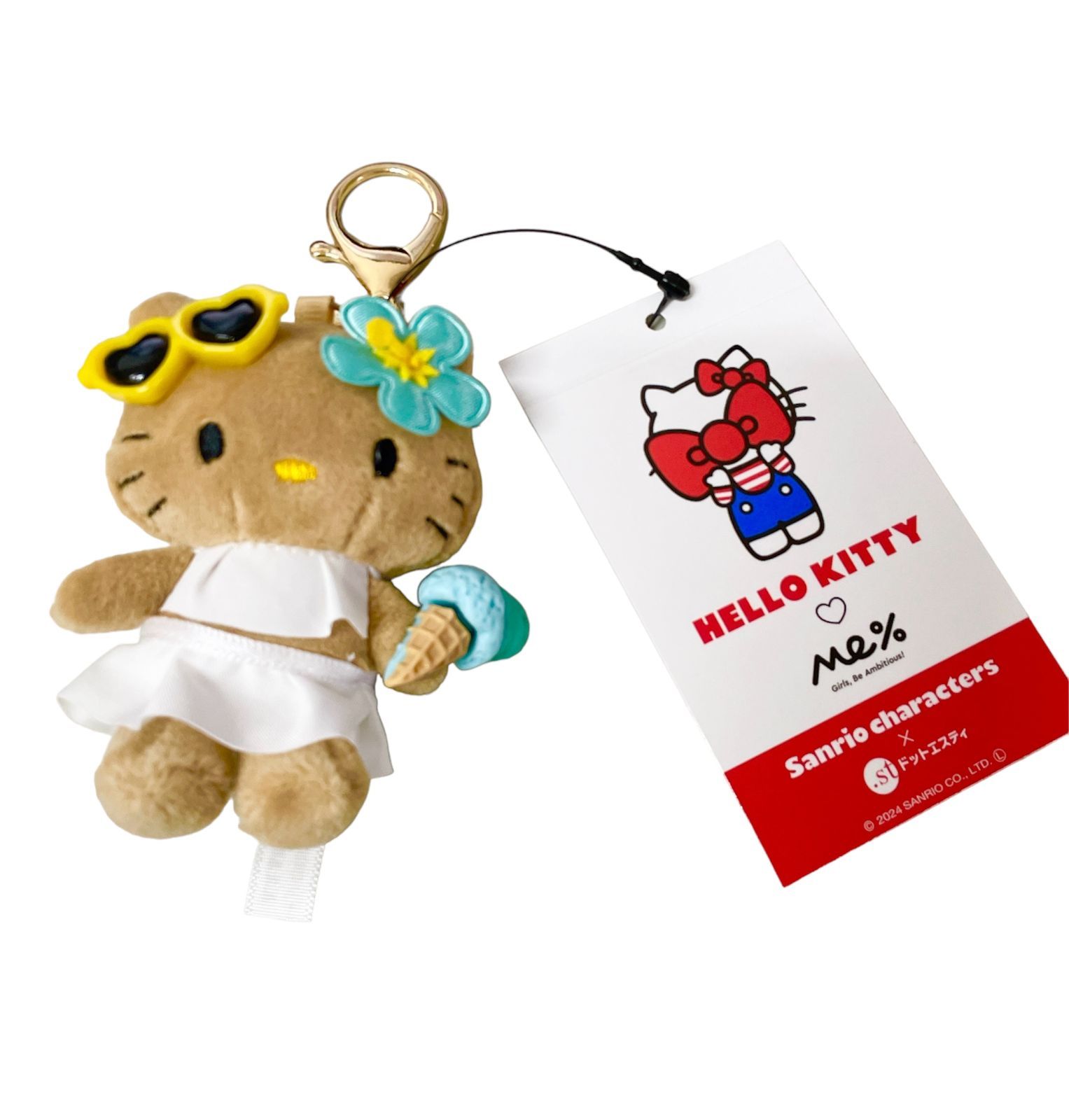 ハローキティLOWRYS FARM　Me％　トイキーホルダー2 日焼け水着キティ 新品未開封】ローリーズファーム ハローキティ Me% 日焼け水着 - メルカリ