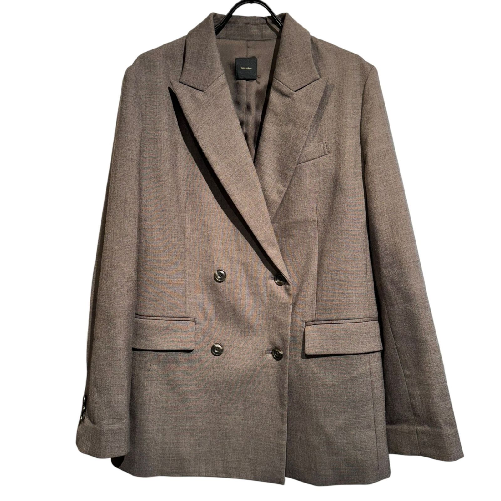 Spick&span ダブルクロスピークドラペルジャケット Spick & Span（スピックアンドスパン）の「ダブルクロスピークド