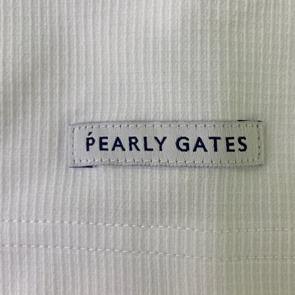 サイズ：0 PEARLY GATES パーリーゲイツ  モックネック 半袖Tシャツ  ホワイト系 [240101456124] ゴルフウェア レディース ストスト サイズ：0 PEARLY GATES パーリーゲイツ モックネック 半袖T