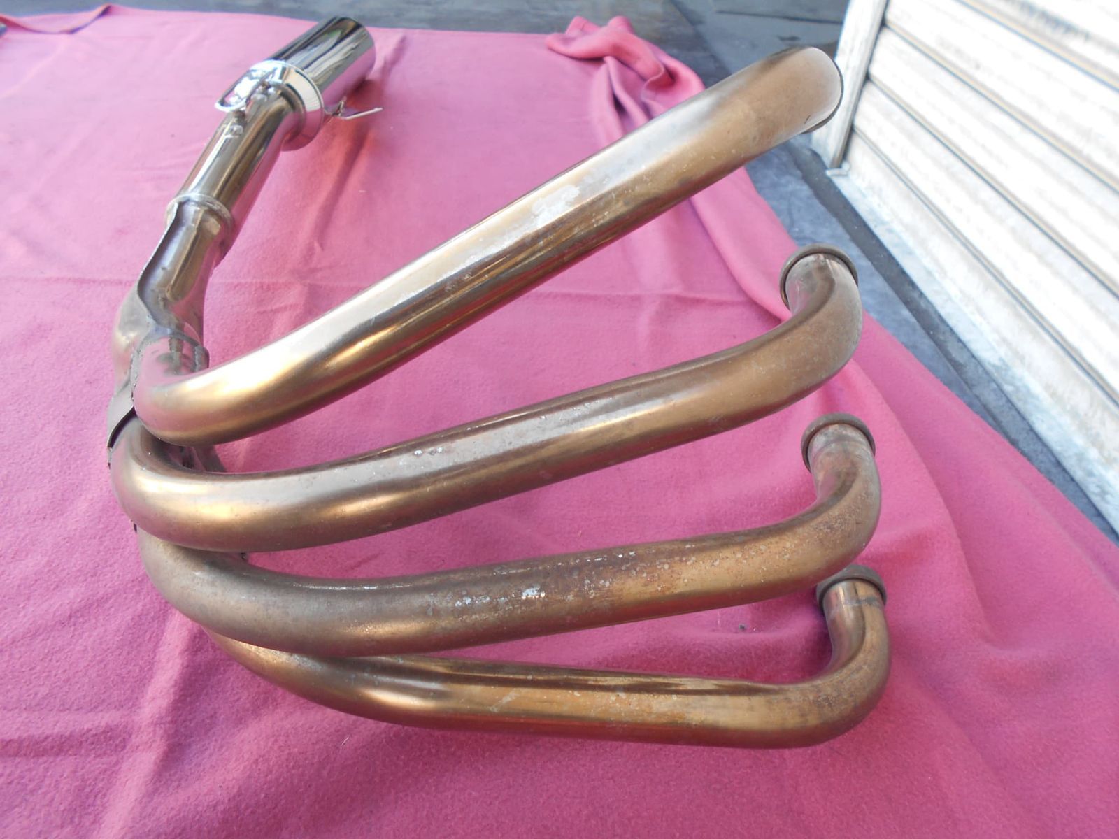 CBR400F 2型 NC17 希少 バフ仕上げ 純正マフラー 当時物 SANKEI 再生品