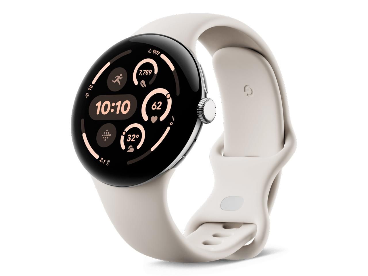 【新品・4営業日で発送】Google グーグル GA05736US GA05736-US スマートウォッチ Google Pixel Watch 3 45mm Polished Silver アルミケース／Porcelain アクテ... Google Pixel Watch Android (41mm) Obsidian