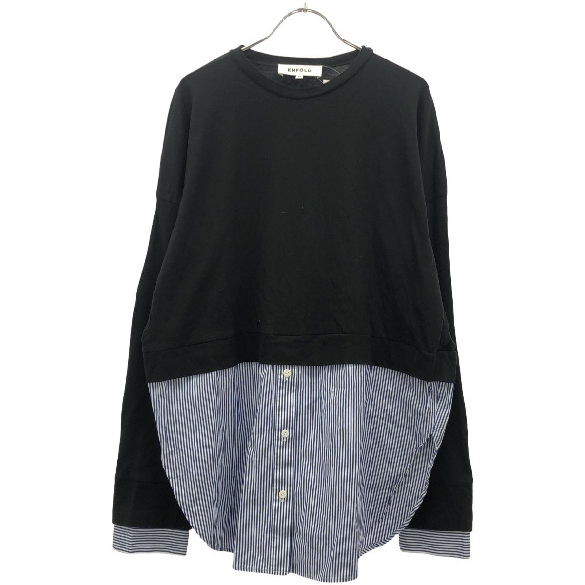 ENFOLD エンフォルド 24AW SHIRT LAYERED LONG-SLEEVES T