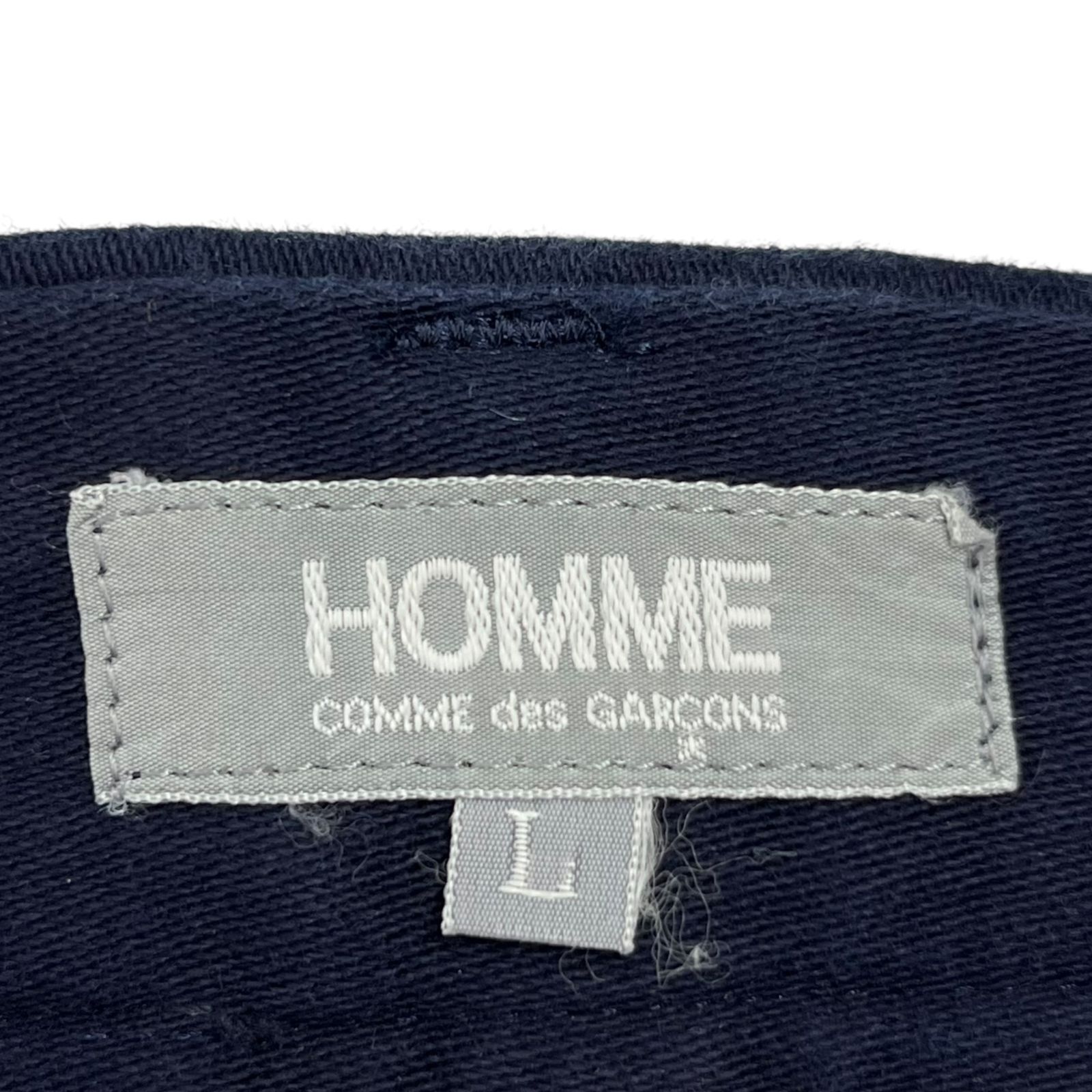 コムデギャルソン ワイドストレートパンツ COMME des GARCONS HOMME(コムデギャルソンオム) / コットン