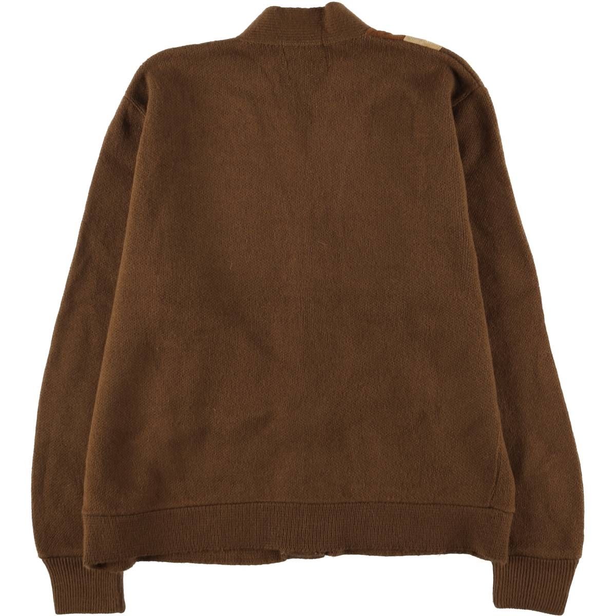 古着 60年代 SPORTSWEAR アクリルニットカーディガン メンズL