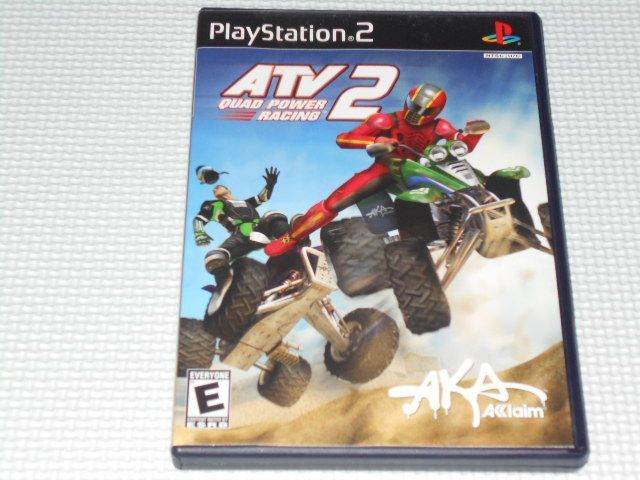 PS2☆ATV QUAD POWER RACING 海外版 北米版☆箱付・説明書付・ソフト付 