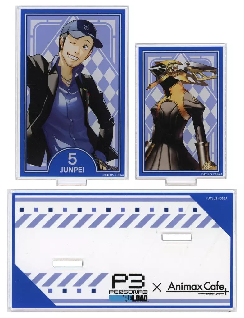 ペルソナ3 主人公 スイパラコラボ 缶バッジ アニマックスカフェ 25周年