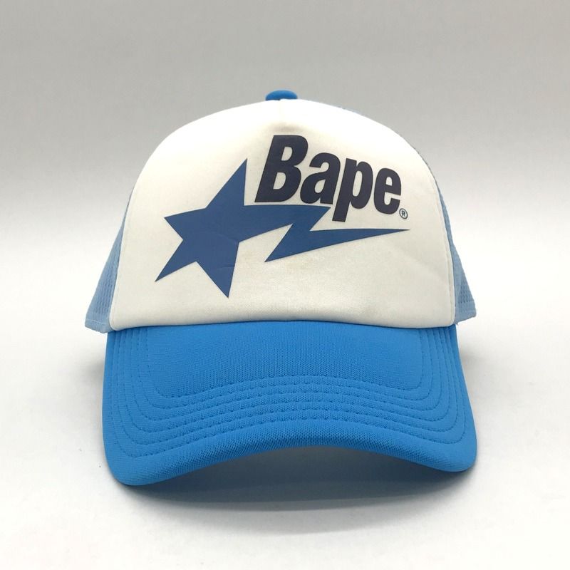 A BATHING APE キャップ 帽子 メッシュキャップ BAPE STA MESH