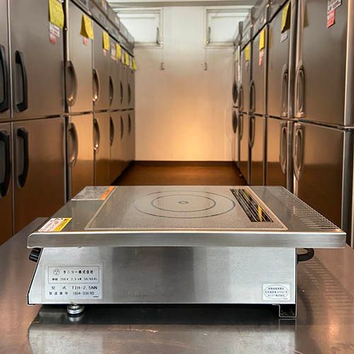 業界最長1年保証】【中古】IHコンロ タニコー TIH-2.5NN 幅300×奥行450  
