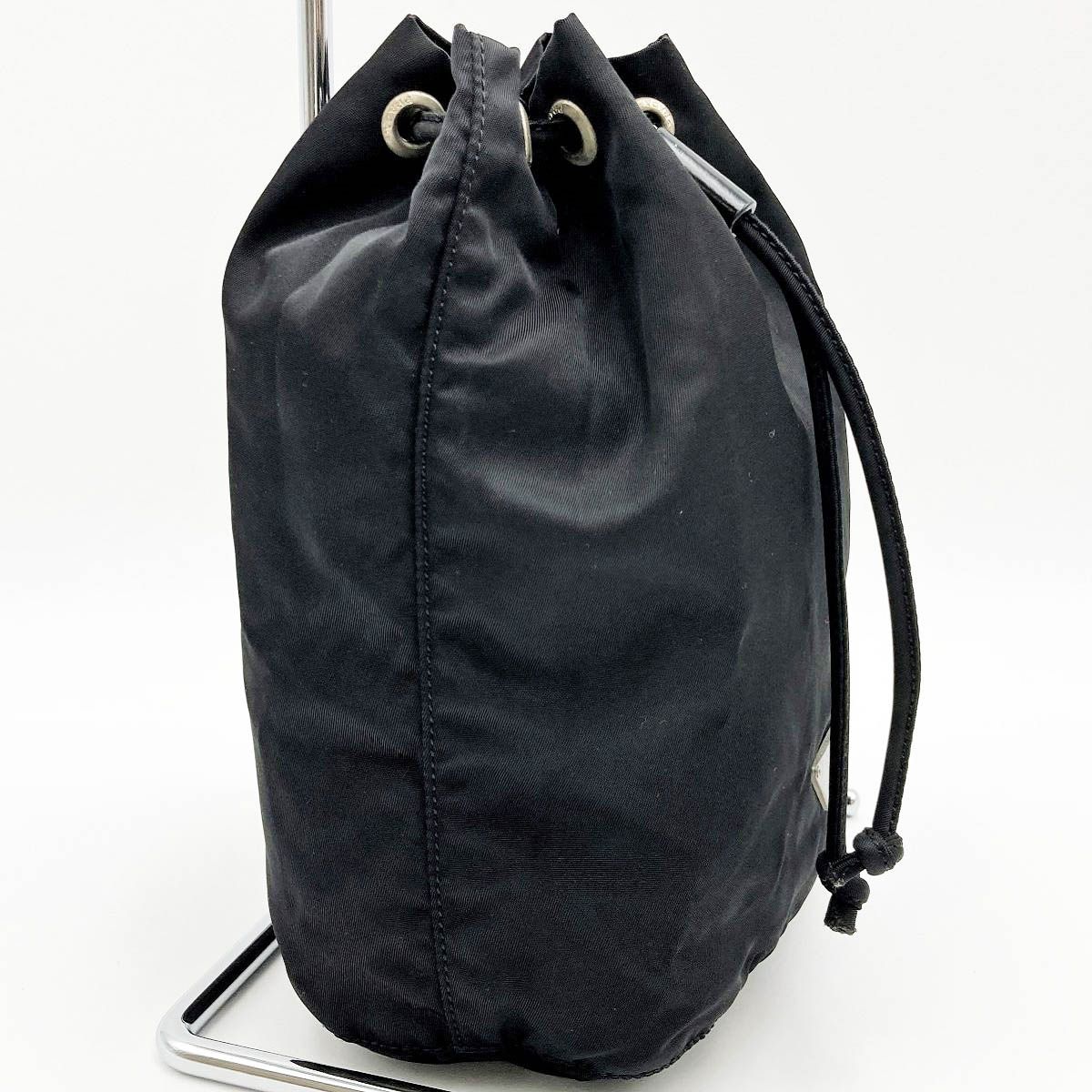 美品 PRADA プラダ ポーチ 巾着 小物入れ 巾着ポーチ
