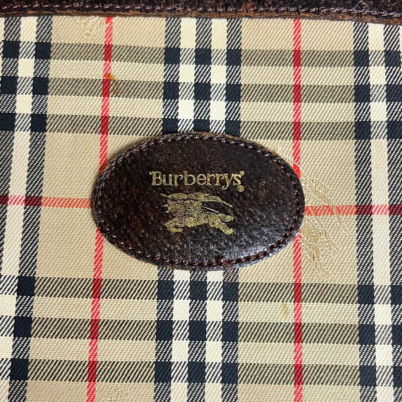 ✨良品✨BURBERRY バーバリー 化粧ポーチ バニティバッグ ノバチェック 
