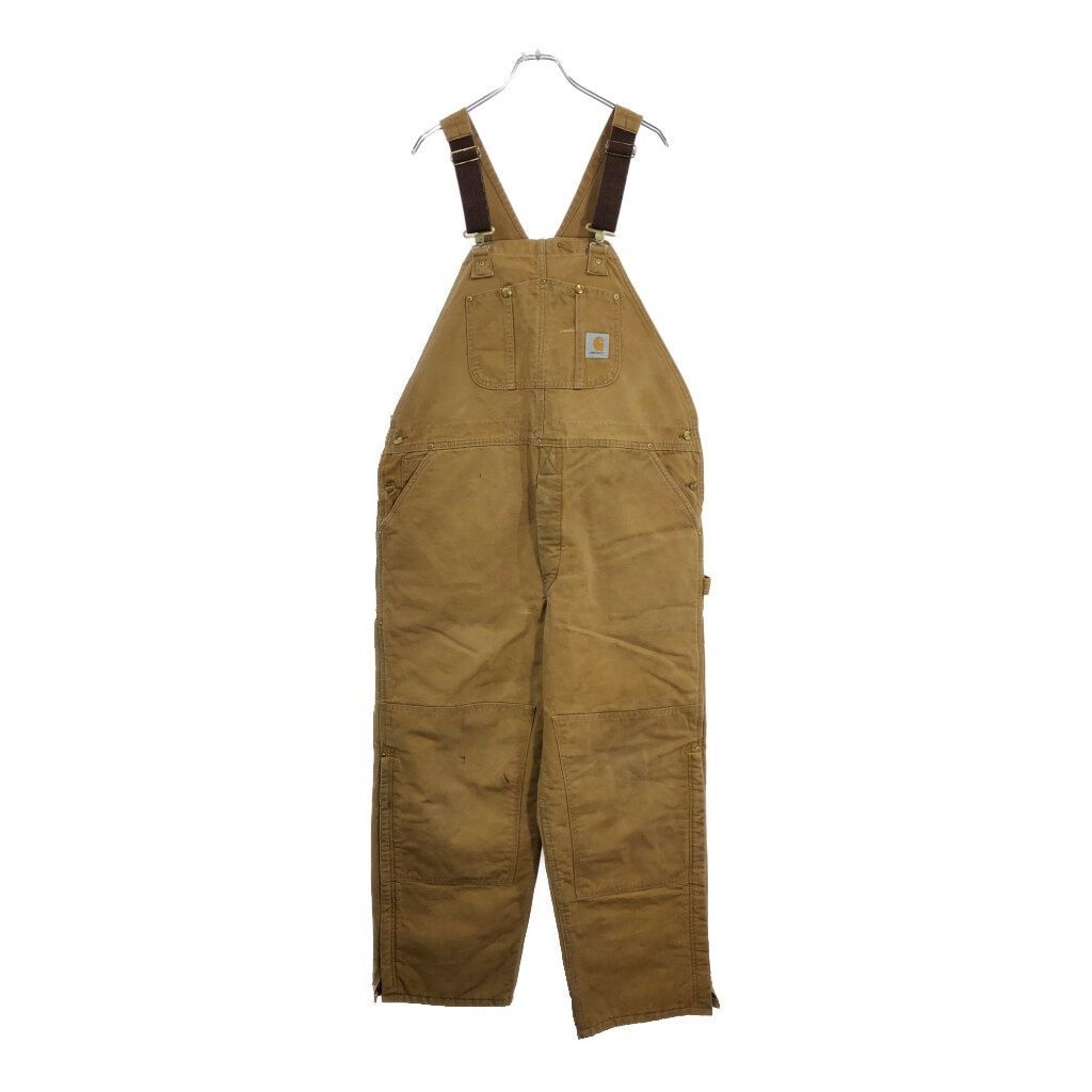 90年代 USA製 Carhartt カーハート ダック ダブルニー ビブ