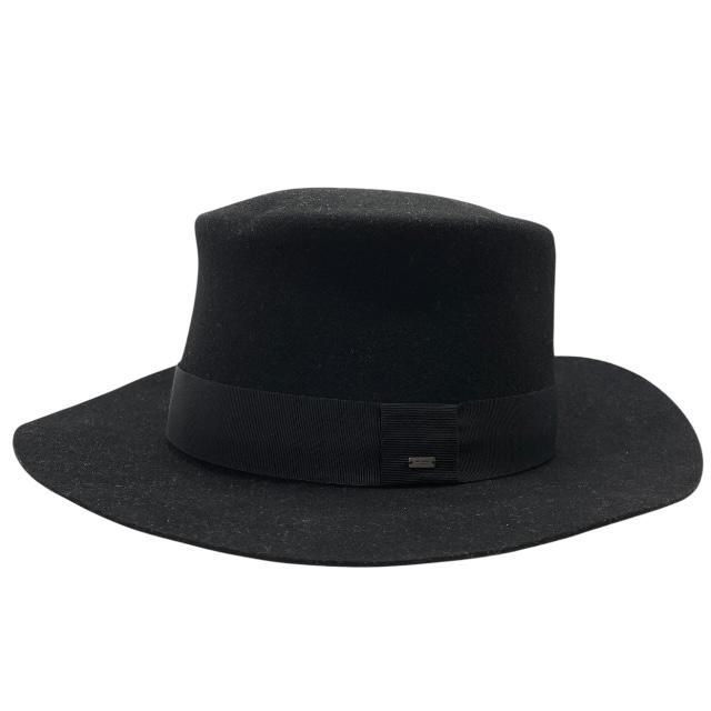 SAINT LAURENT PARIS サンローランパリ 687590 3YL03 ハット 帽子 アクセサリー ウール ブラック サイズ 59