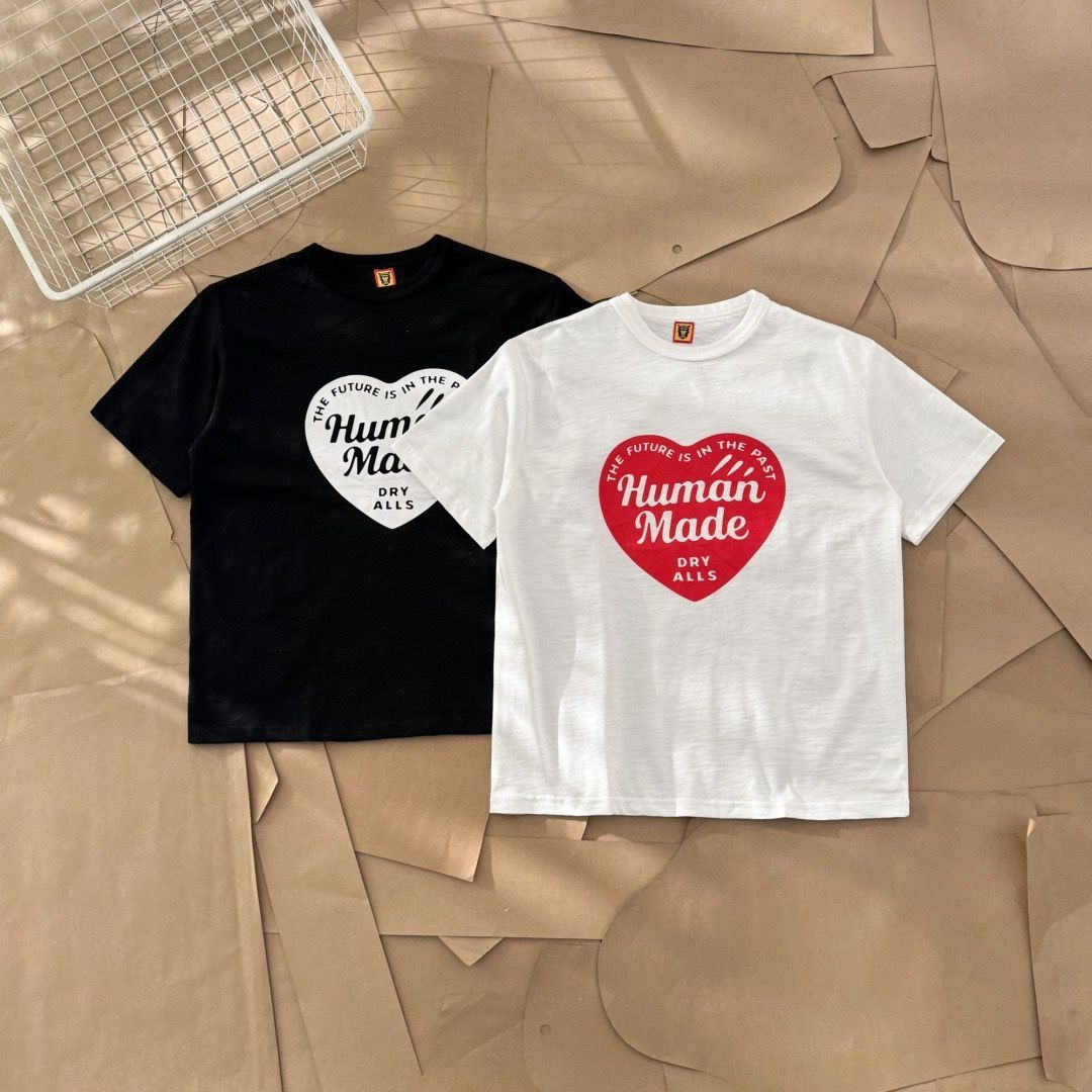 HUMAN MADE SS25 ヒューマンメイド Tシャツ 半袖 ハート型 ロゴ
