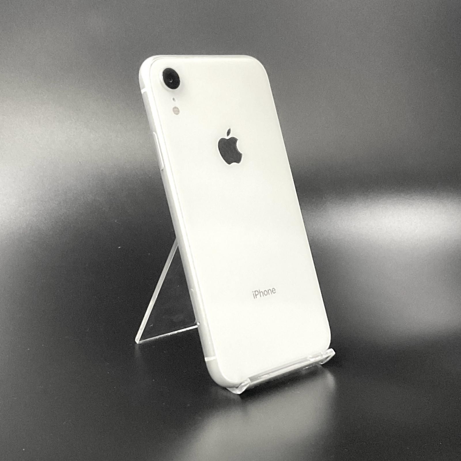 【最速発送】Apple iPhone XR 64GB ホワイト Softbank 白ロム 82%【難有】