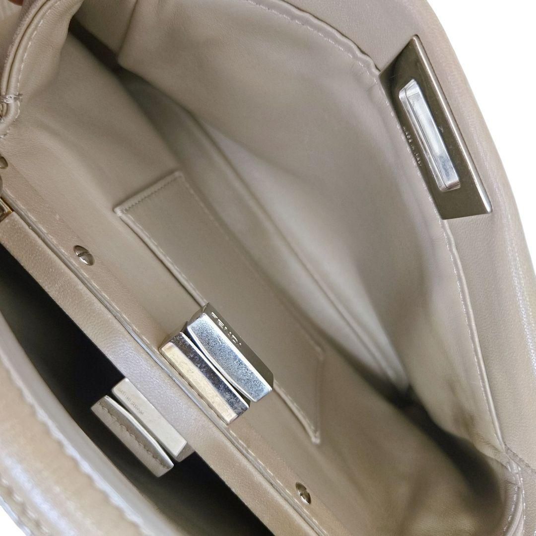 極美品✨フェンディ ピーカブー ミニ レザー 2WAYハンドバッグ