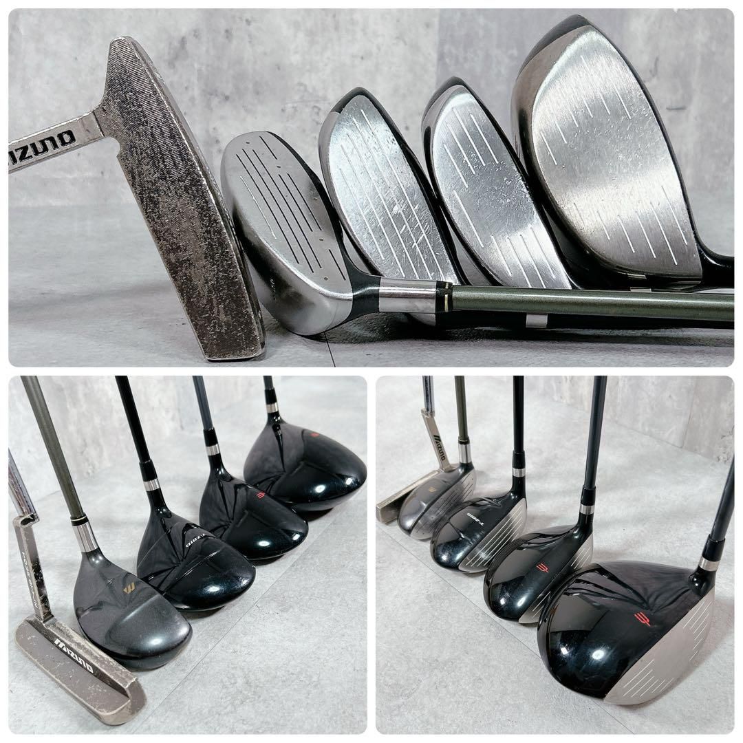 X804 mizuno メンズ ゴルフ クラブ セット 14点 クラブ13本
