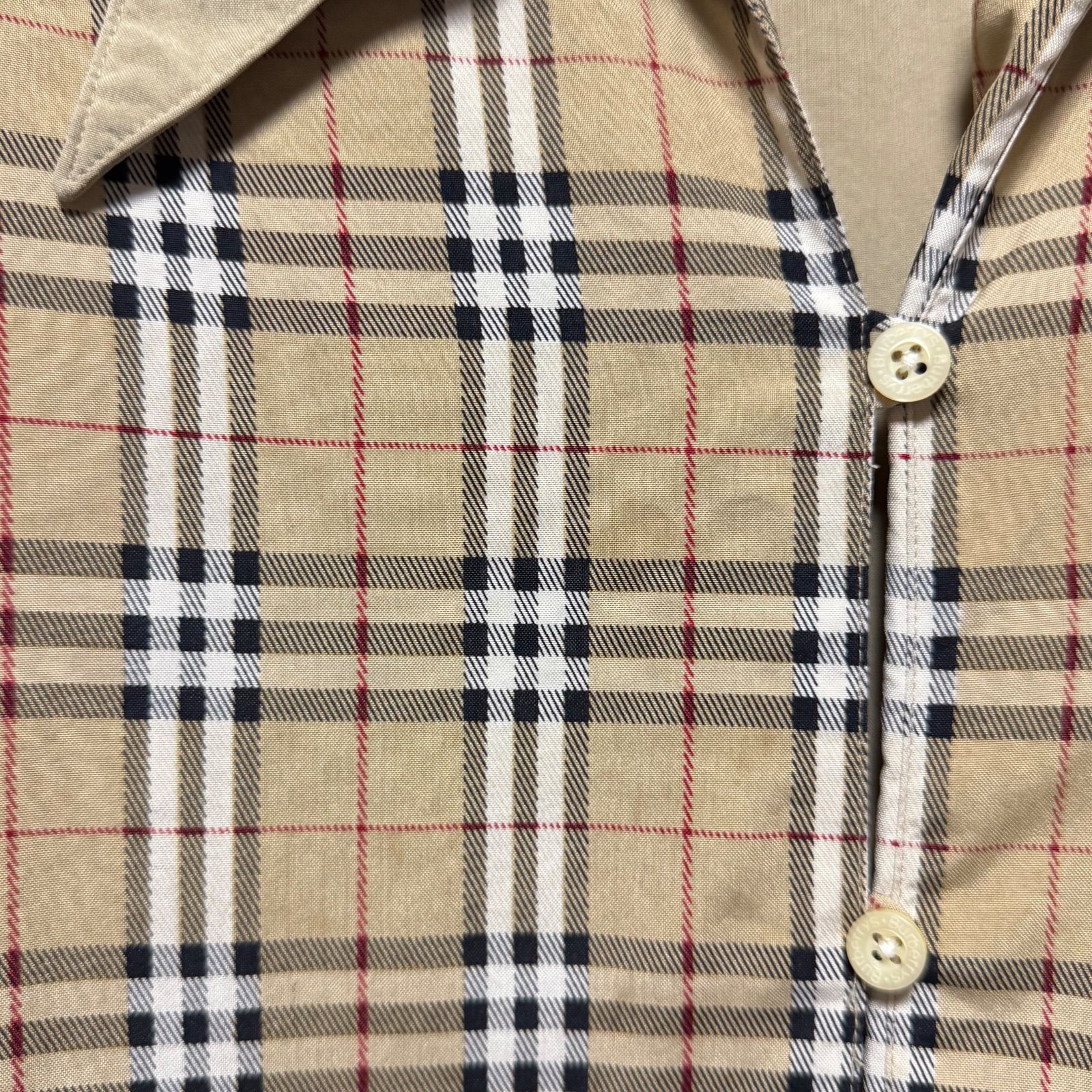 バーバリー　ヴィンテージ　シルク　シャツ 希少【Burberry バーバリー 【商品名】Burberrys vintage/シルクシャツ