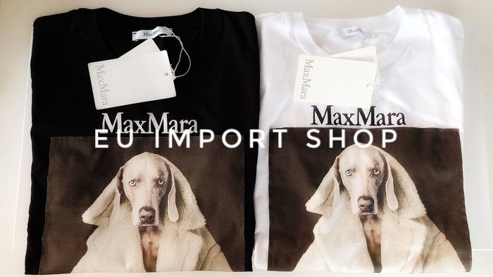 箱付き☆MaxMara VALIDO wegman マックスマーラ Tシャツ MMDOG ...