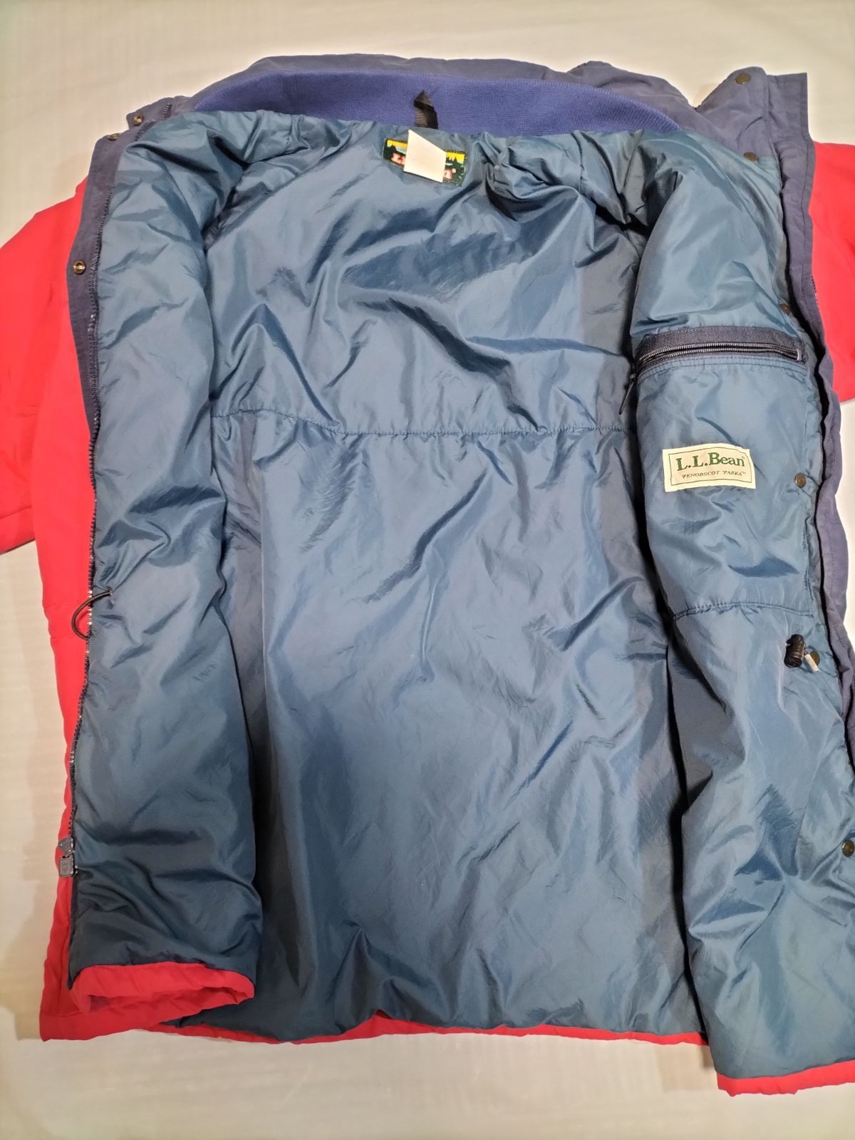 古着 80-90s USA製 山タグ L.L.Bean エルエルビーン Penobscot parka 