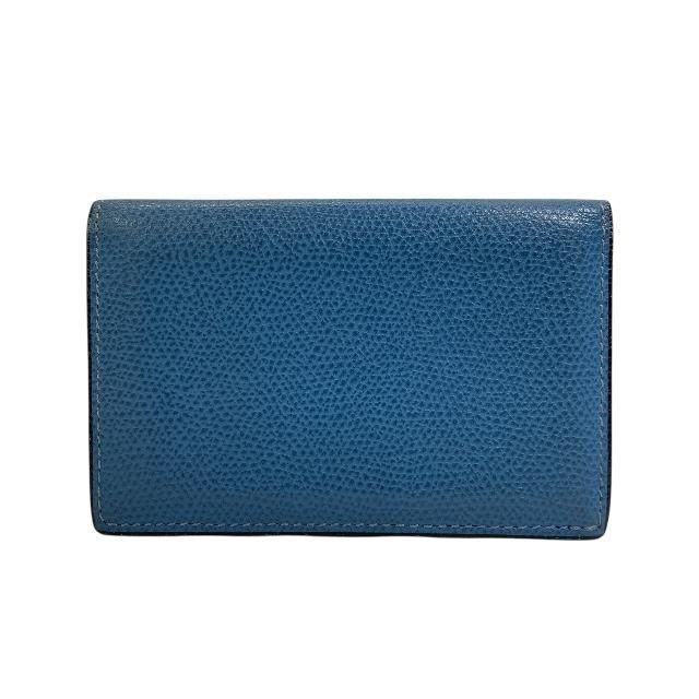 Valextra ライトブルー レザーカードケース Valextra ライトブルー レザーカードケース Valextra ライトブルー