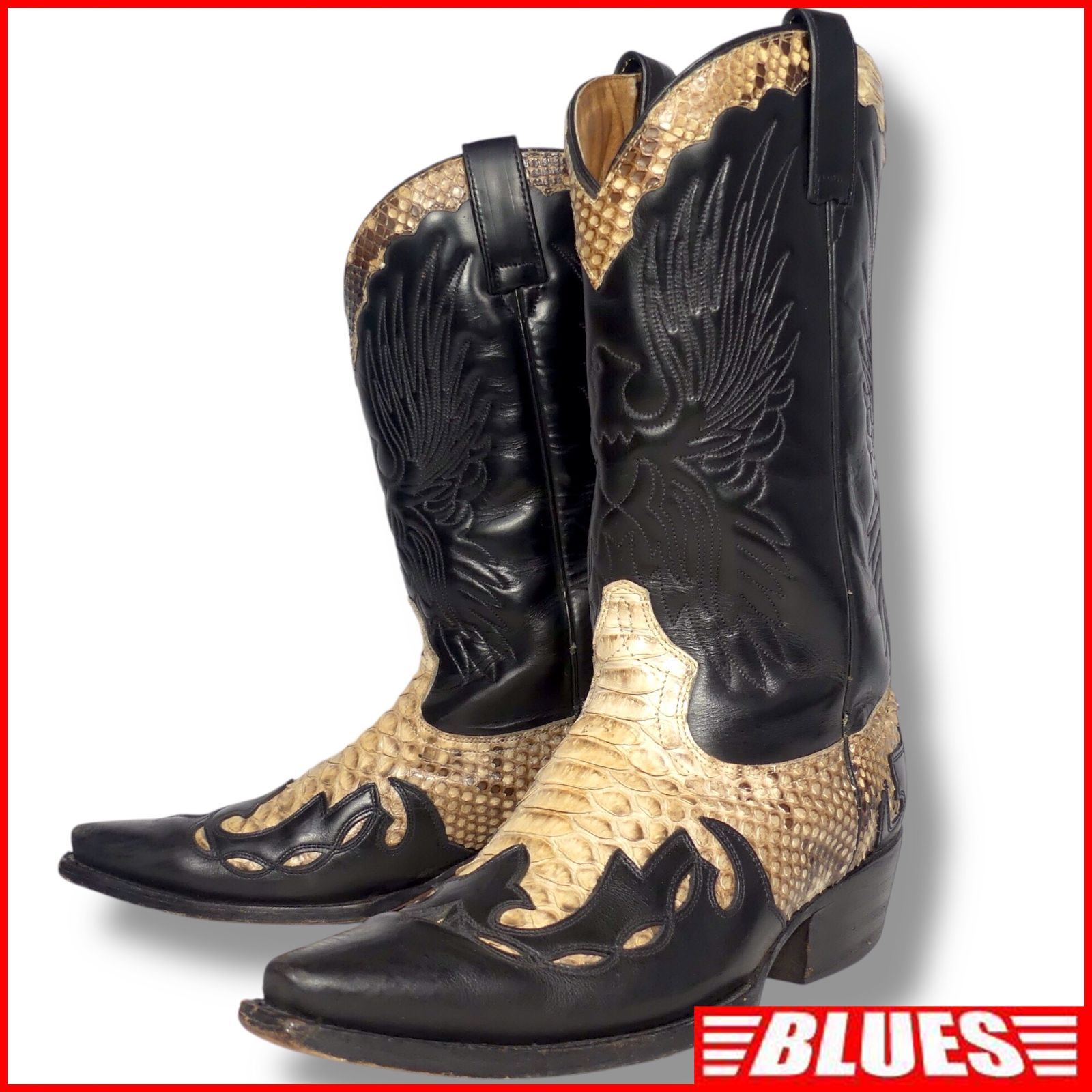 ADAM'S BOOTS ブラウンウエスタンブーツ箱付き ADAM'S BOOTS ブラウンウエスタンブーツ箱付き