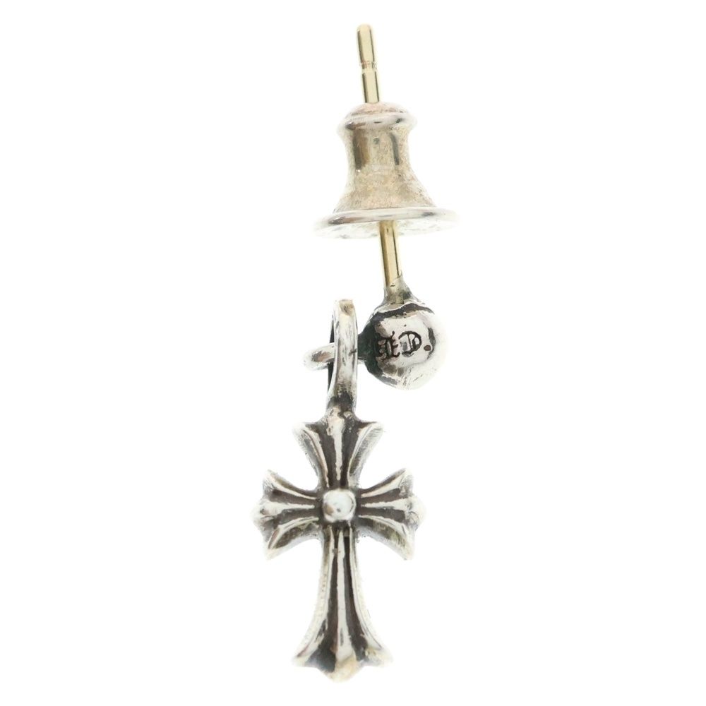 Chrome Hearts DRP STCK CH CRS/シルバーピアス クロムハーツ DRP STCK CH CRS/スタックCHクロスドロップ