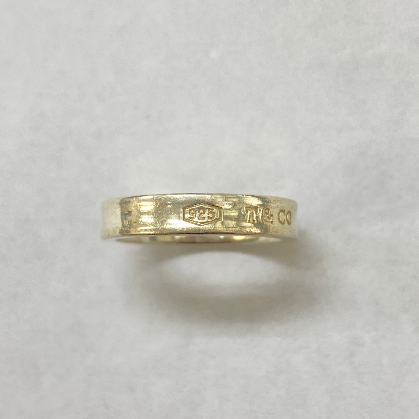ティファニー TIFFANY 1837 T&CO 11号 SV925 美品】11号 Tiffany ティファニー ナローリング 1837 SV925