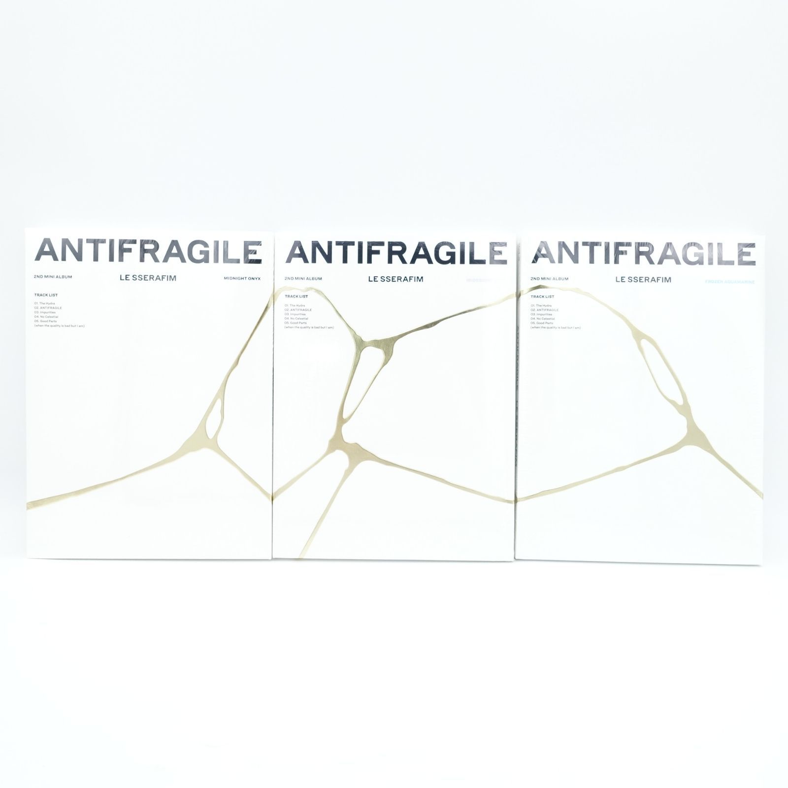 LE SSERAFIM ANTIFRAGILE Vol.1.2.3 MIDNIGHT ONYX 3セット 未開封 CD