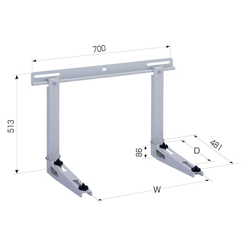 日晴金属 クーラーキヤッチャー 壁面セブン C-KZG7-L 1