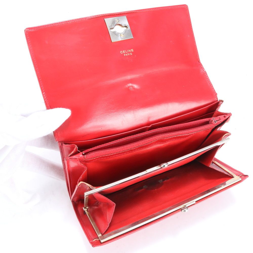 【大人気カラー☆】CELINE レディース ウォレット ブロンズ 口コミ・レビュー｜CELINE【入手困難】テキスタイル☆TRIOMPHE