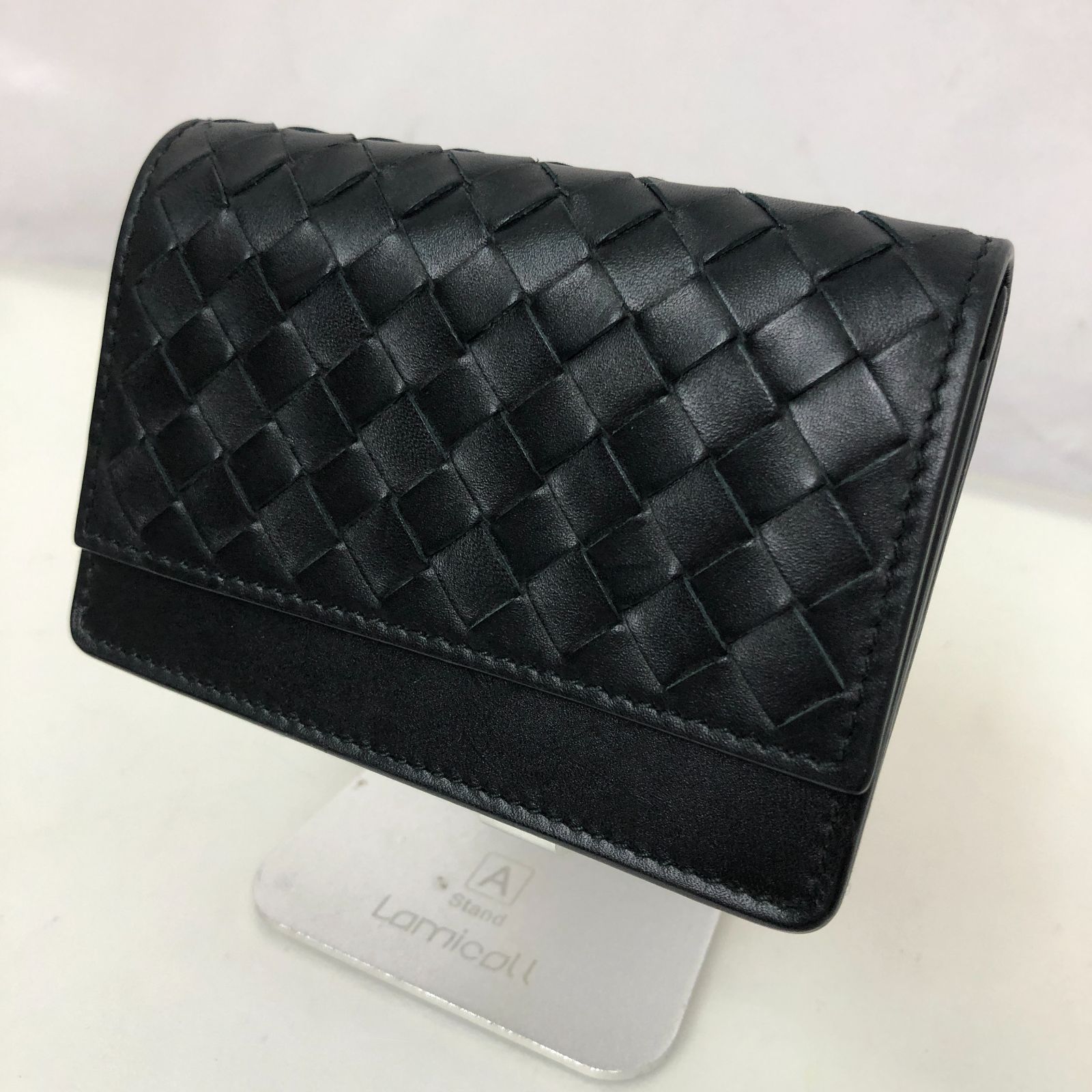 Bottega Veneta ボッテガヴェネタ 名刺入れ カードケース ブラック UWAW 10-9249