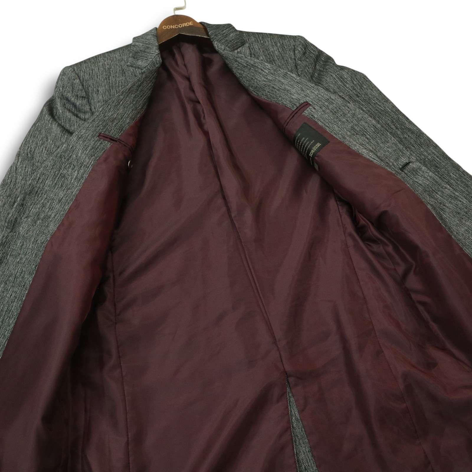 美品☆ SCHLUSSEL シュリセル 秋冬 ウール☆ ロング ジャケット 