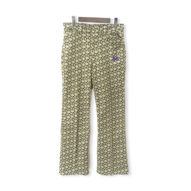 メンズ NEEDLES Boot-Cut Jean Poly Jq Star サイズXS LQ526 