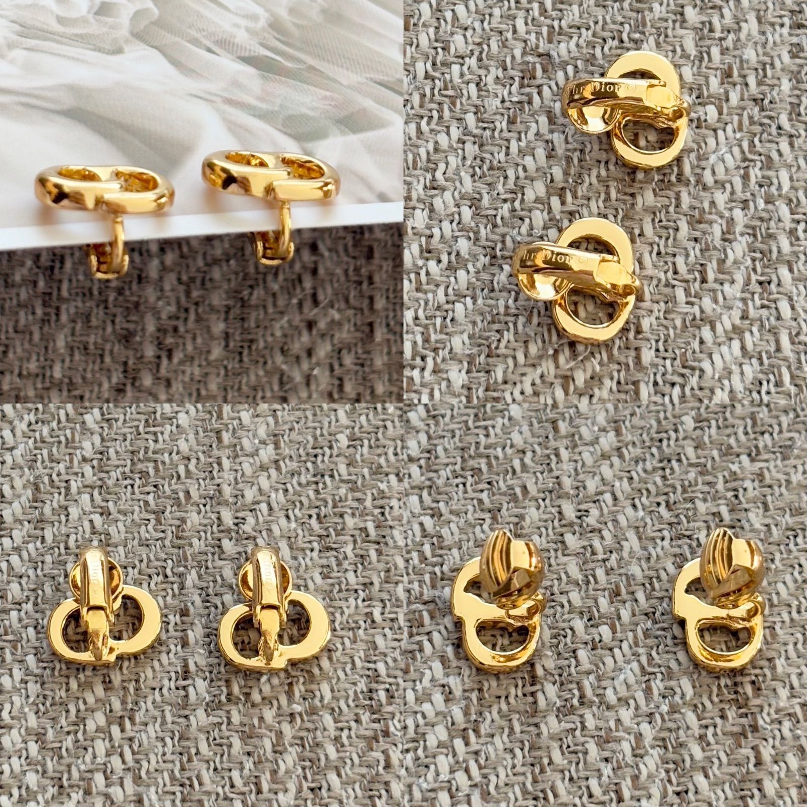 極美品】Christian Dior クリスチャンディオール イヤリング CDロゴ GPメッキ ゴールド金 ピアス GPメッキ アクセサリー  Vintage Earrings Gold - メルカリ