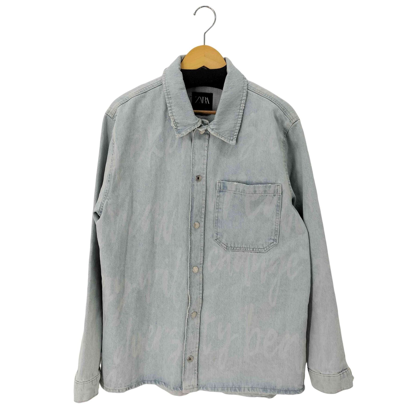 ザラ ZARA デニムシャツジャケット メンズ JPN：XL 