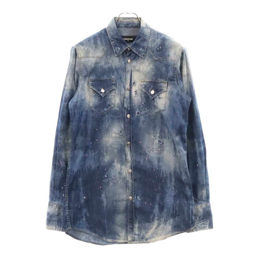DSQUARED2 (ディースクエアード) 16SS ダメージ加工 ペイントデザイン 