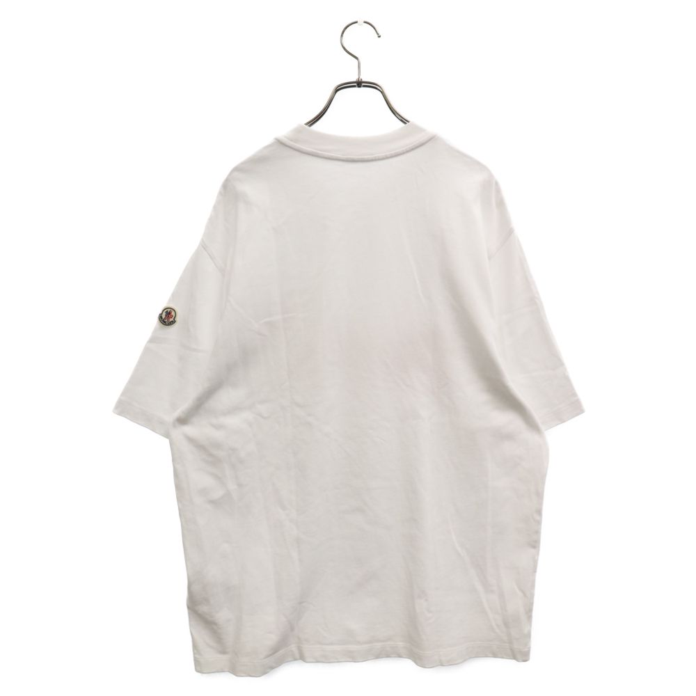 モンクレールベースボールロゴ 半袖Tシャツ MONCLER モンクレール ダブルロゴTシャツ 8C00048 メンズ 半袖